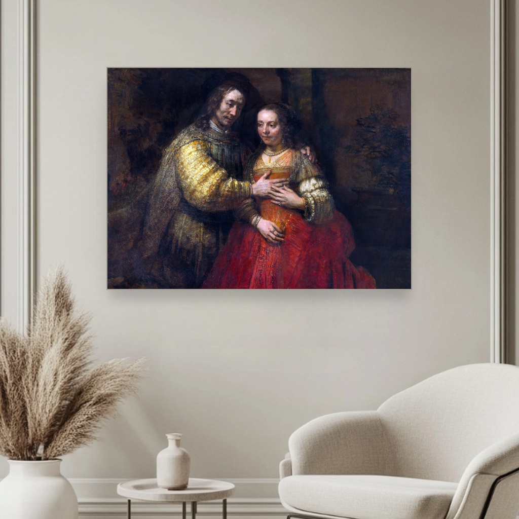 Isak i Rebekа, Rembrant van Rijn, Isaac and Rebecca Known as The Jewish Bride, slika na platnu 3 Isak i Rebekа, Rembrant van Rijn, Isaac and Rebecca Known as The Jewish Bride, slika na platnu - Slika 3