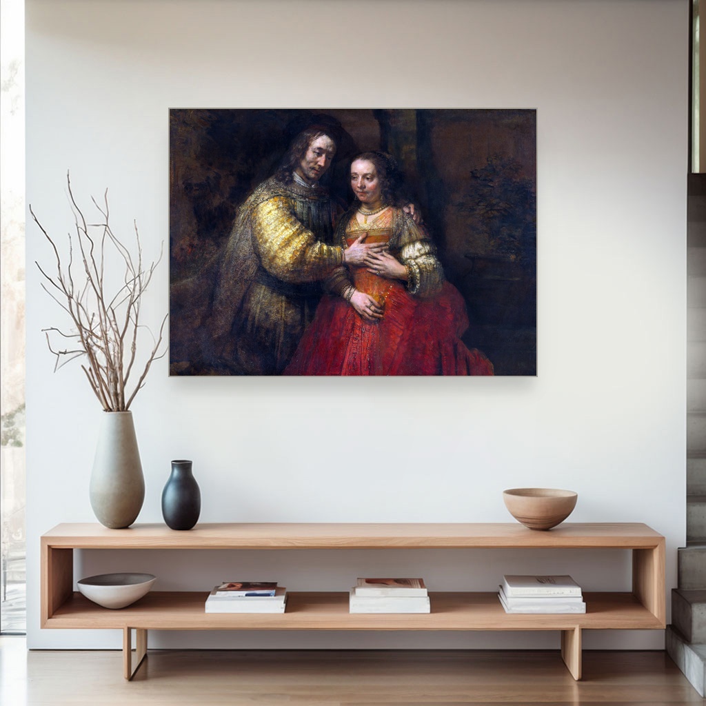 Isak i Rebekа, Rembrant van Rijn, Isaac and Rebecca Known as The Jewish Bride, slika na platnu 4 Isak i Rebekа, Rembrant van Rijn, Isaac and Rebecca Known as The Jewish Bride, slika na platnu - Slika 4