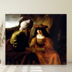 Judah i Tamar, School of Rembrandt, Judah and Tamar, slika na platnu