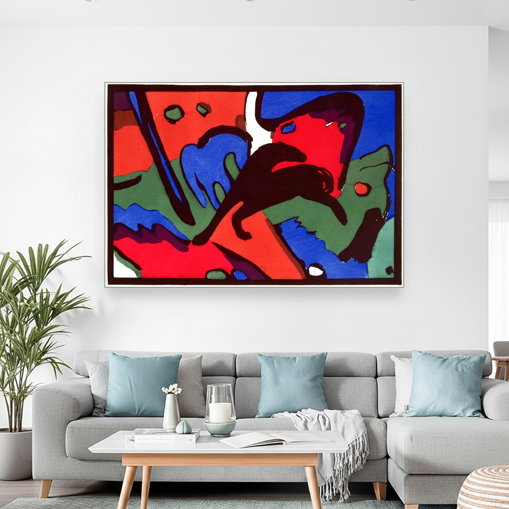 Plavi jahač, Wassily Kandinsky, The Blue Rider, slika na platnu 2 Plavi jahač, Wassily Kandinsky, The Blue Rider, slika na platnu - Slika 2