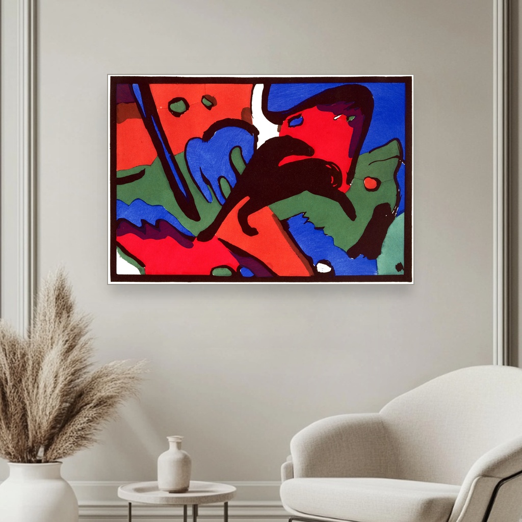 Plavi jahač, Wassily Kandinsky, The Blue Rider, slika na platnu 3 Plavi jahač, Wassily Kandinsky, The Blue Rider, slika na platnu - Slika 3