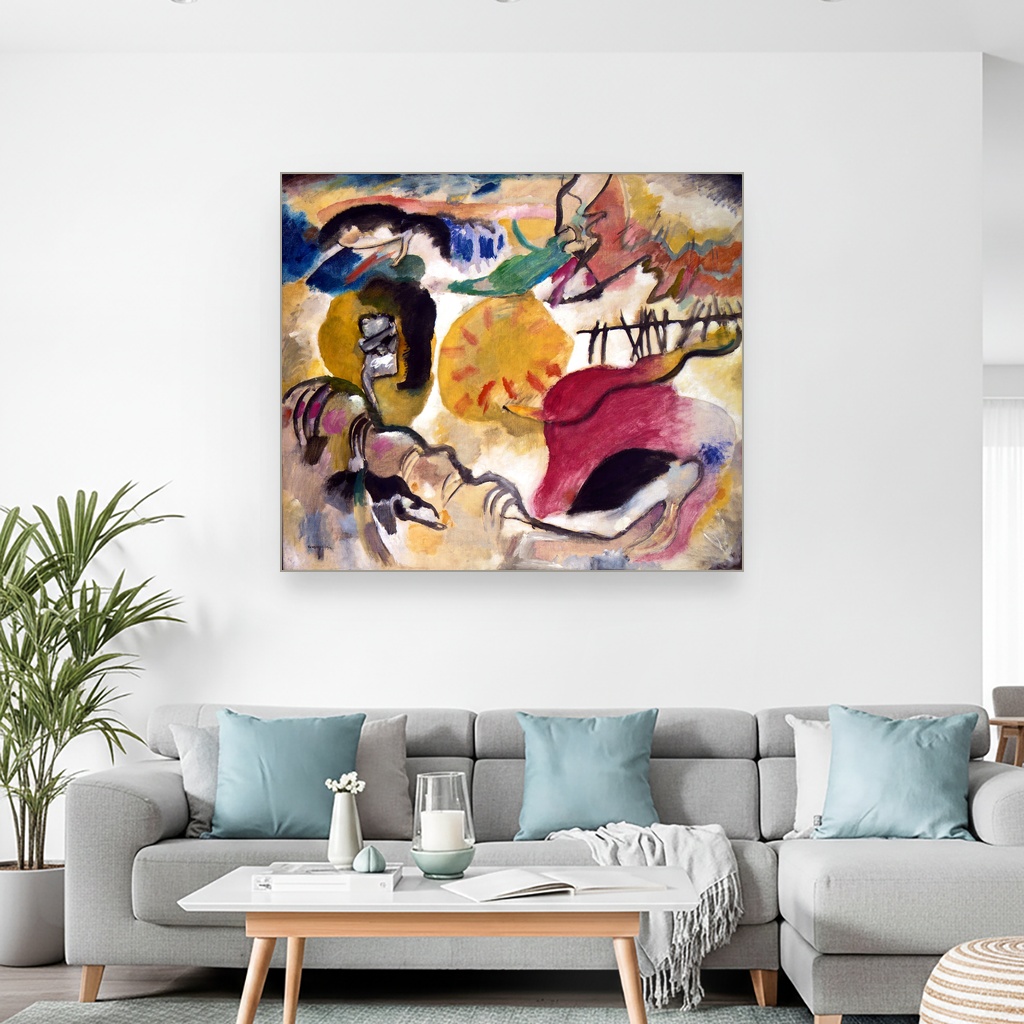 Improvizacija 27 Vrt ljubavi II, Wassily Kandinsky, Improvisation 27 Garden of Love II, slika na platnu 2 Improvizacija 27 Vrt ljubavi II, Wassily Kandinsky, Improvisation 27 Garden of Love II, slika na platnu - Slika 2