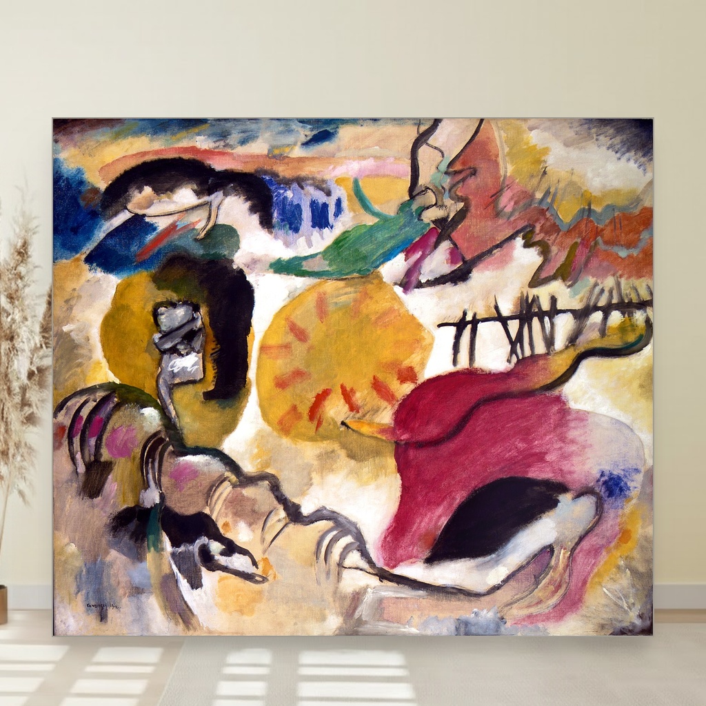 Improvizacija 27 Vrt ljubavi II, Wassily Kandinsky, Improvisation 27 Garden of Love II, slika na platnu 1 Improvizacija 27 Vrt ljubavi II, Wassily Kandinsky, Improvisation 27 Garden of Love II, slika na platnu