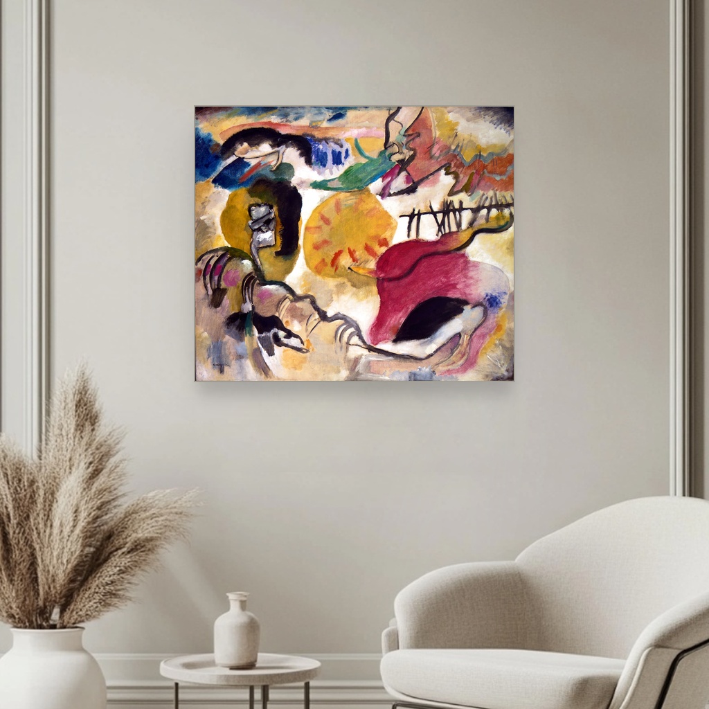 Improvizacija 27 Vrt ljubavi II, Wassily Kandinsky, Improvisation 27 Garden of Love II, slika na platnu 3 Improvizacija 27 Vrt ljubavi II, Wassily Kandinsky, Improvisation 27 Garden of Love II, slika na platnu - Slika 3