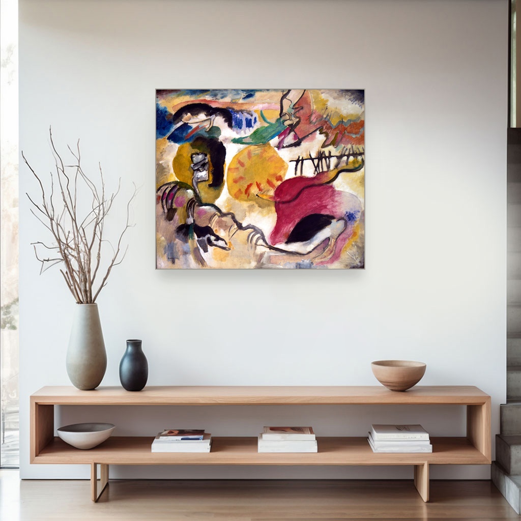 Improvizacija 27 Vrt ljubavi II, Wassily Kandinsky, Improvisation 27 Garden of Love II, slika na platnu 4 Improvizacija 27 Vrt ljubavi II, Wassily Kandinsky, Improvisation 27 Garden of Love II, slika na platnu - Slika 4