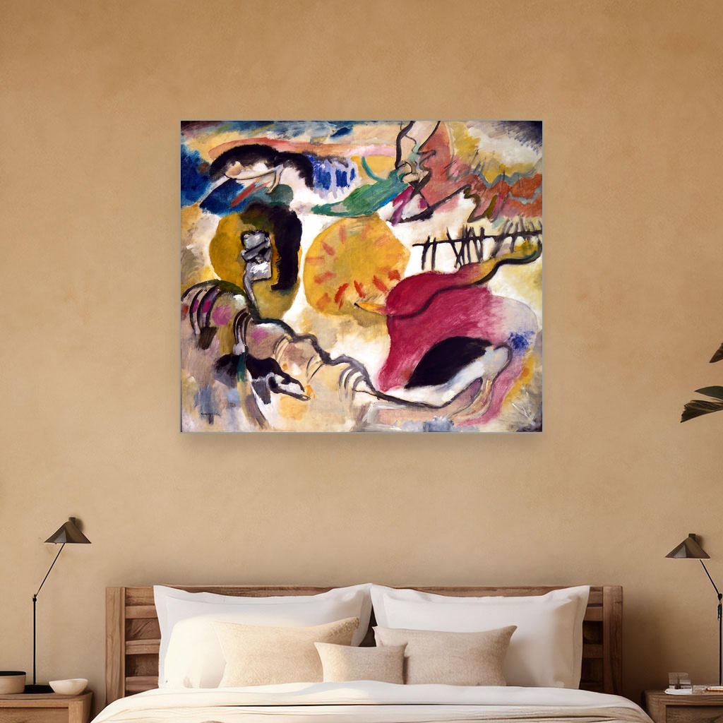 Improvizacija 27 Vrt ljubavi II, Wassily Kandinsky, Improvisation 27 Garden of Love II, slika na platnu 5 Improvizacija 27 Vrt ljubavi II, Wassily Kandinsky, Improvisation 27 Garden of Love II, slika na platnu - Slika 5