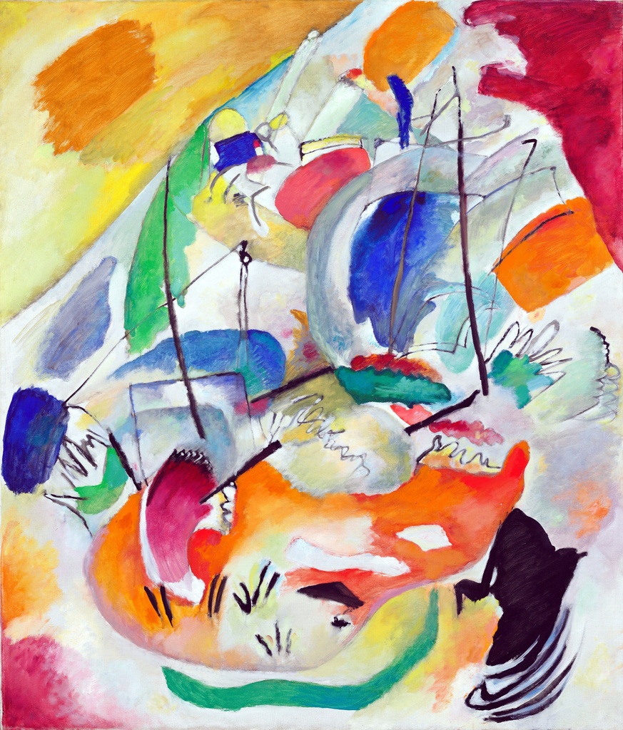 Improvisacija bitka na moru, Wassily Kandinsky, Improvisation 31 Sea Battle, slika na platnu 8 Improvisacija bitka na moru, Wassily Kandinsky, Improvisation 31 Sea Battle, slika na platnu - Slika 8