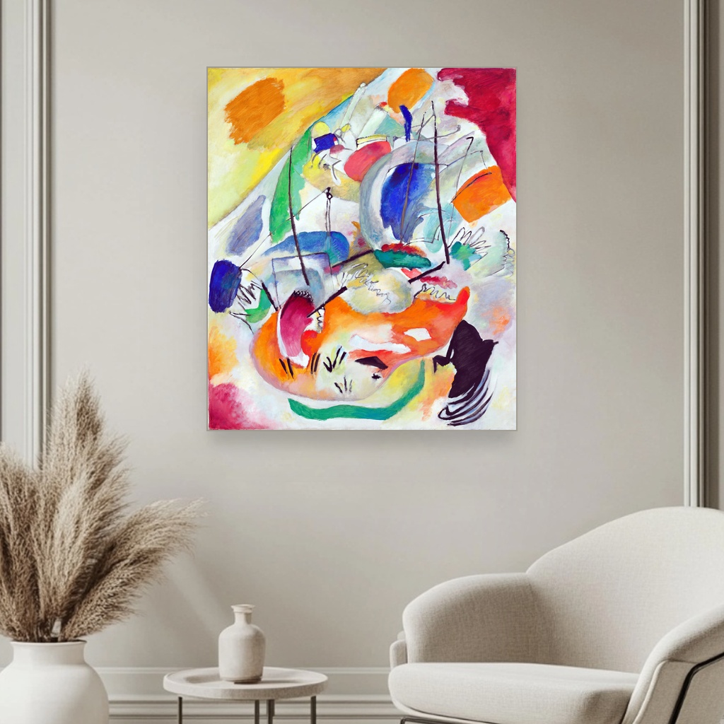 Improvisacija bitka na moru, Wassily Kandinsky, Improvisation 31 Sea Battle, slika na platnu 3 Improvisacija bitka na moru, Wassily Kandinsky, Improvisation 31 Sea Battle, slika na platnu - Slika 3