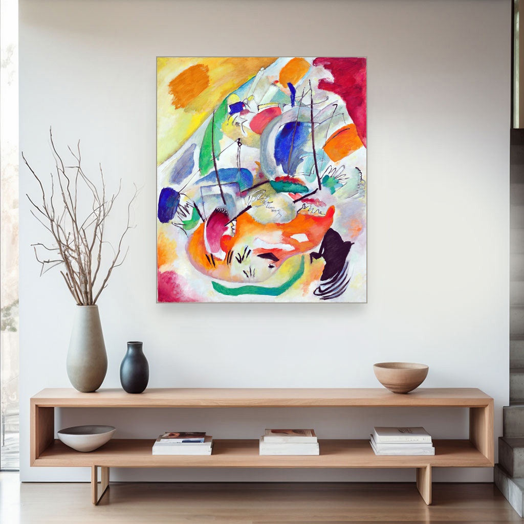 Improvisacija bitka na moru, Wassily Kandinsky, Improvisation 31 Sea Battle, slika na platnu 4 Improvisacija bitka na moru, Wassily Kandinsky, Improvisation 31 Sea Battle, slika na platnu - Slika 4