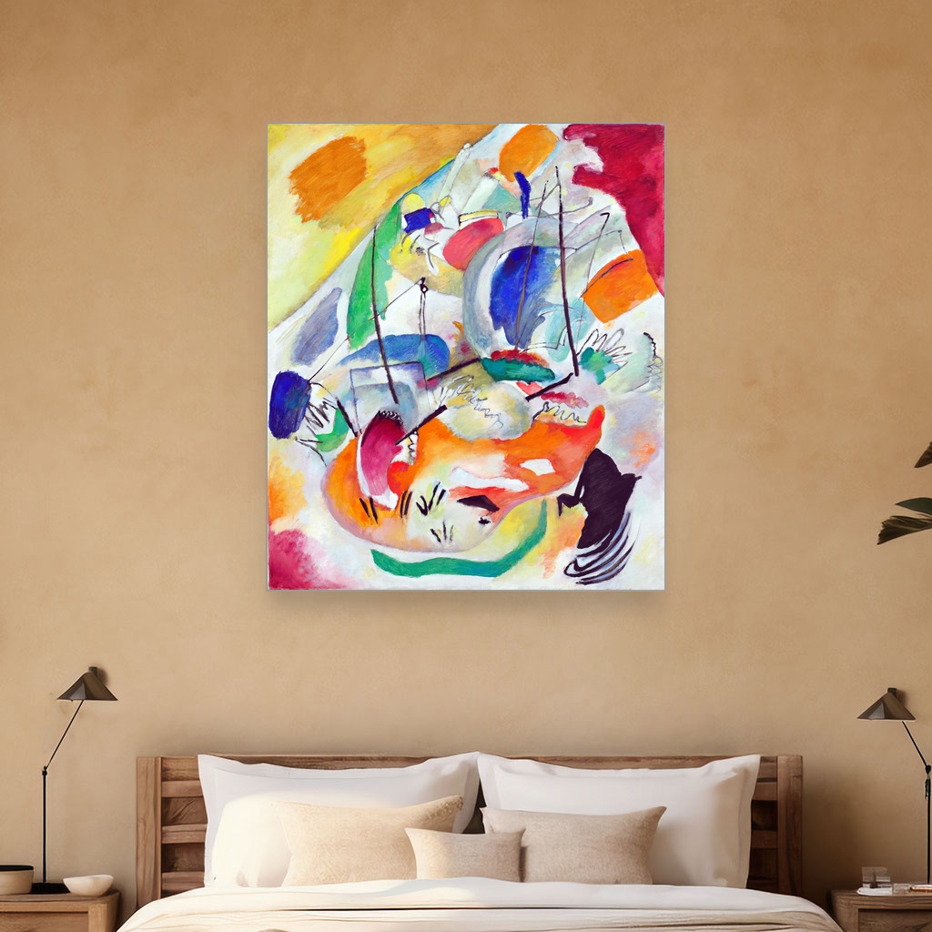 Improvisacija bitka na moru, Wassily Kandinsky, Improvisation 31 Sea Battle, slika na platnu 5 Improvisacija bitka na moru, Wassily Kandinsky, Improvisation 31 Sea Battle, slika na platnu - Slika 5