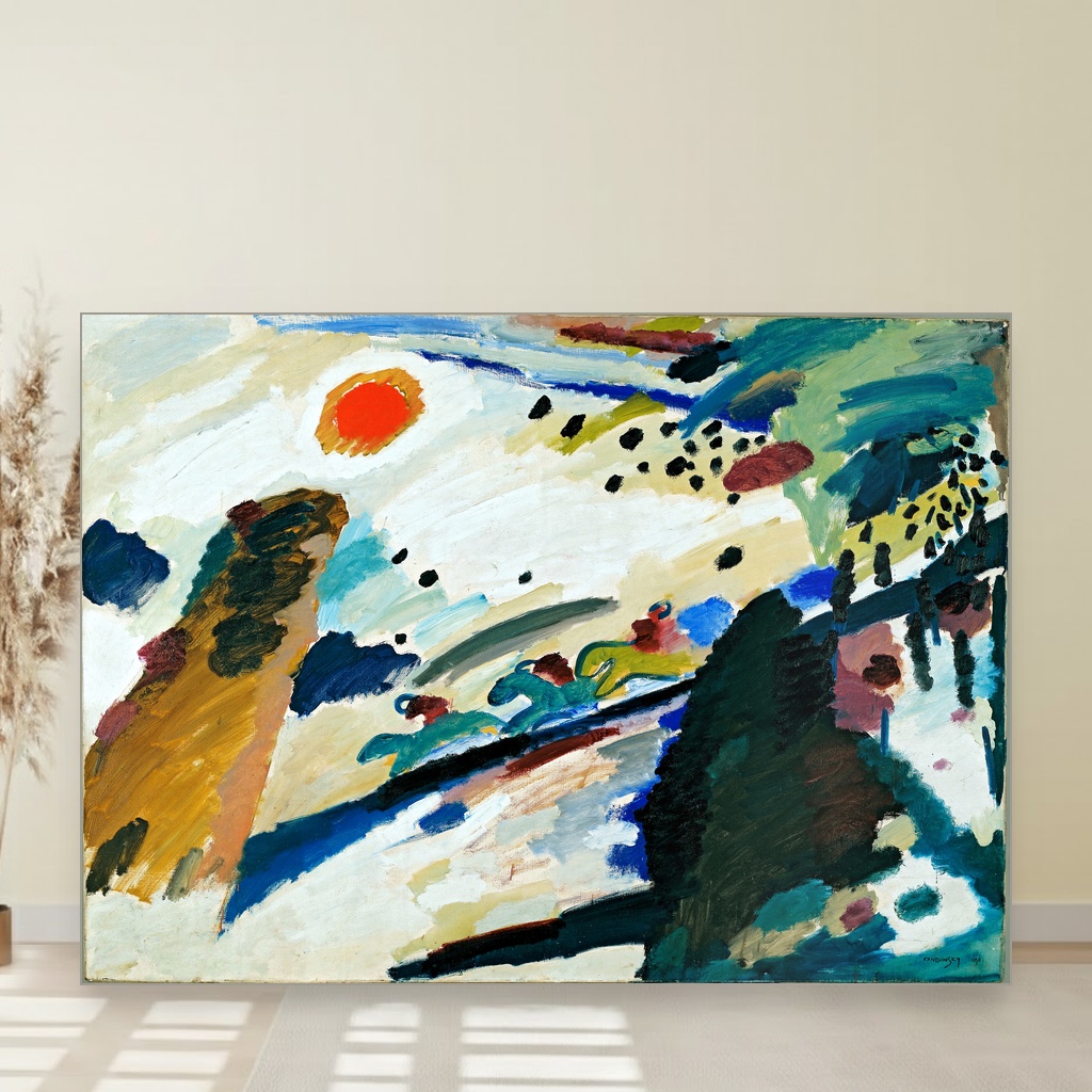 6 toplih slika za zid koje će osvežiti vaš dom 3 Romantični pejzaž slika na platnu Nova Art Studio