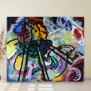 Veslanje, Wassily Kandinsky, Rowing, slika na platnu