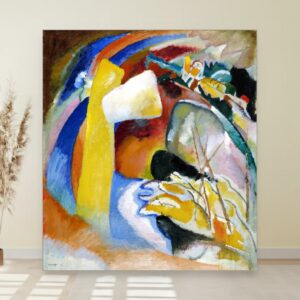 Studija za sliku sa belim oblikom, Wassily Kandinsky, Study for Painting with White Form, slika na platnu