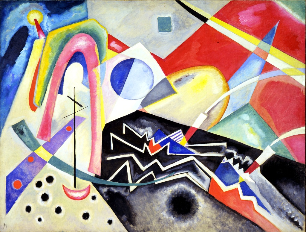 Beli cik-cak, Wassily Kandinsky, White Zig Zags, slika na platnu 8 Beli cik-cak, Wassily Kandinsky, White Zig Zags, slika na platnu - Slika 8