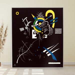 Male svetove VII, Kurt Schwitters, Small Worlds VII, slika na platnu