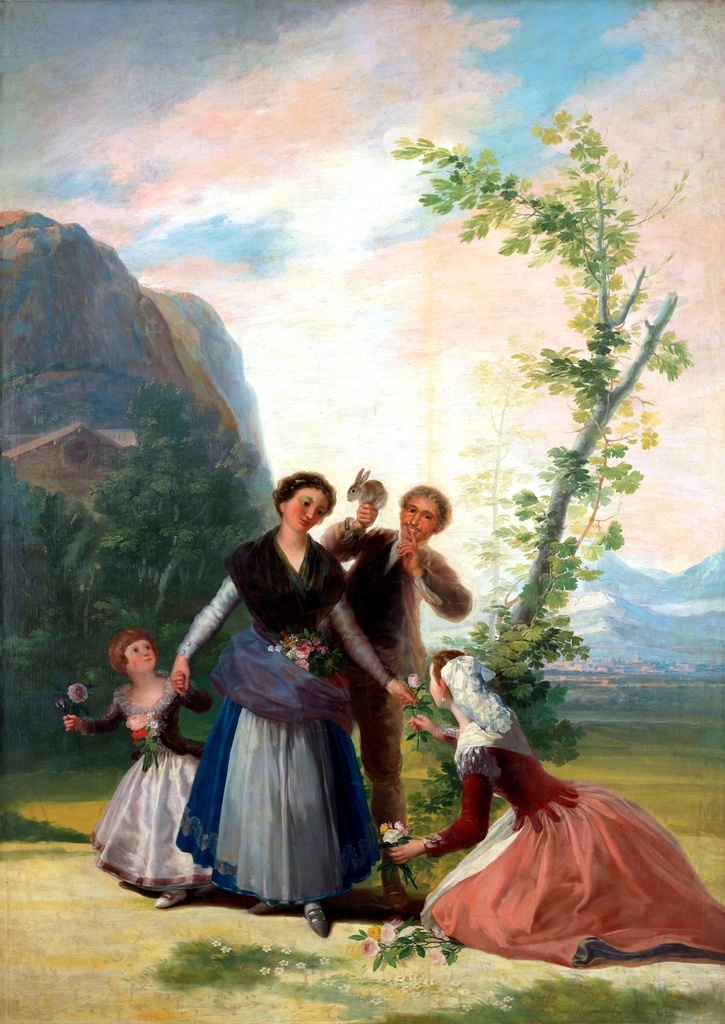 Vaze sa cvećem, Francisco Goya, Las floreras, slika na platnu 8 Vaze sa cvećem, Francisco Goya, Las floreras, slika na platnu - Slika 8