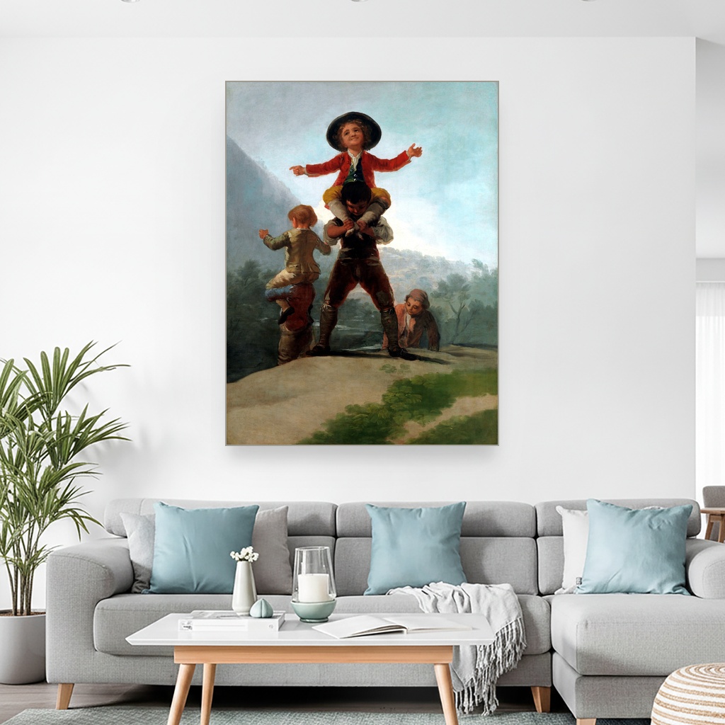 Velike naušnice, Francisco Goya, Las gigantillas, slika na platnu 2 Velike naušnice, Francisco Goya, Las gigantillas, slika na platnu - Slika 2