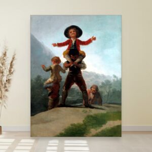 Velike naušnice, Francisco Goya, Las gigantillas, slika na platnu