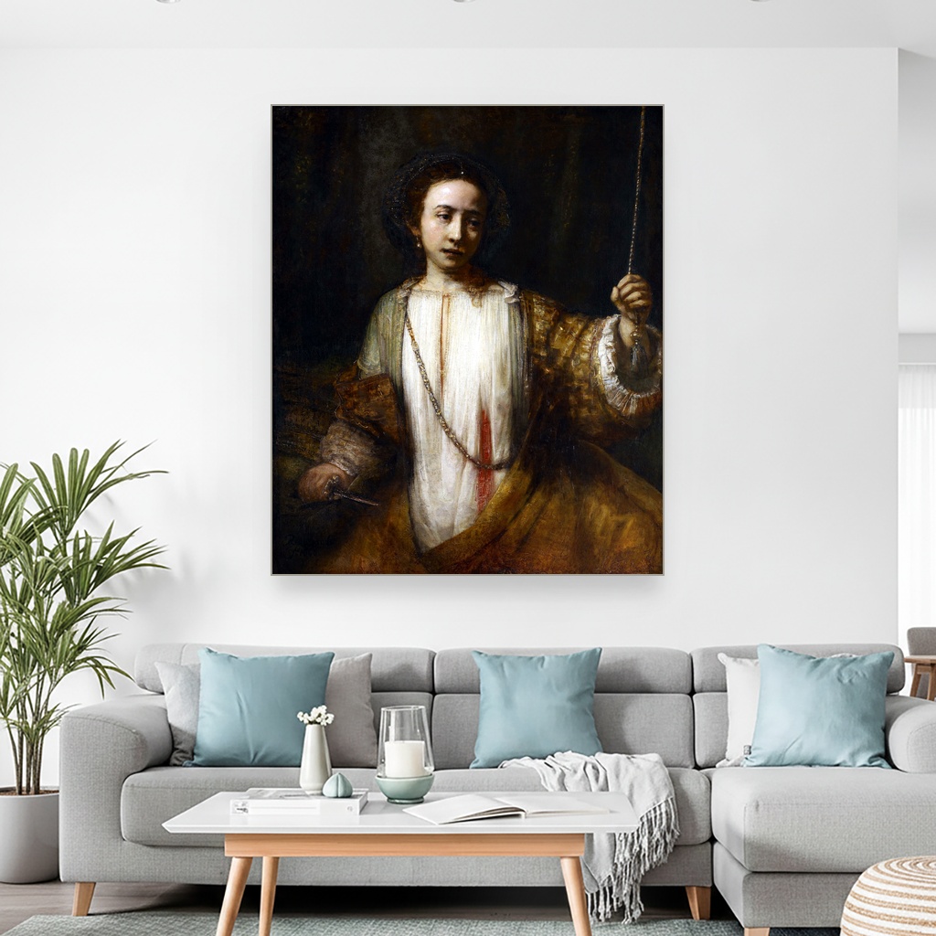 Lukrecija, Rembrandt van Rijn, Lucretia, slika na platnu 2 Lukrecija, Rembrandt van Rijn, Lucretia, slika na platnu - Slika 2