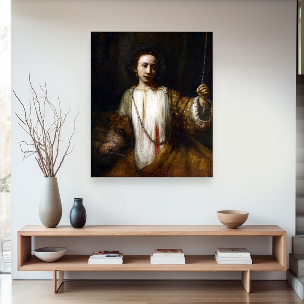 Lukrecija, Rembrandt van Rijn, Lucretia, slika na platnu 4 Lukrecija, Rembrandt van Rijn, Lucretia, slika na platnu - Slika 4