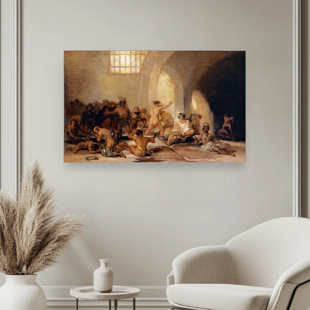 Luda kuća, Francisco Goya, MadHouse, slika na platnu 3 Luda kuća, Francisco Goya, MadHouse, slika na platnu - Slika 3