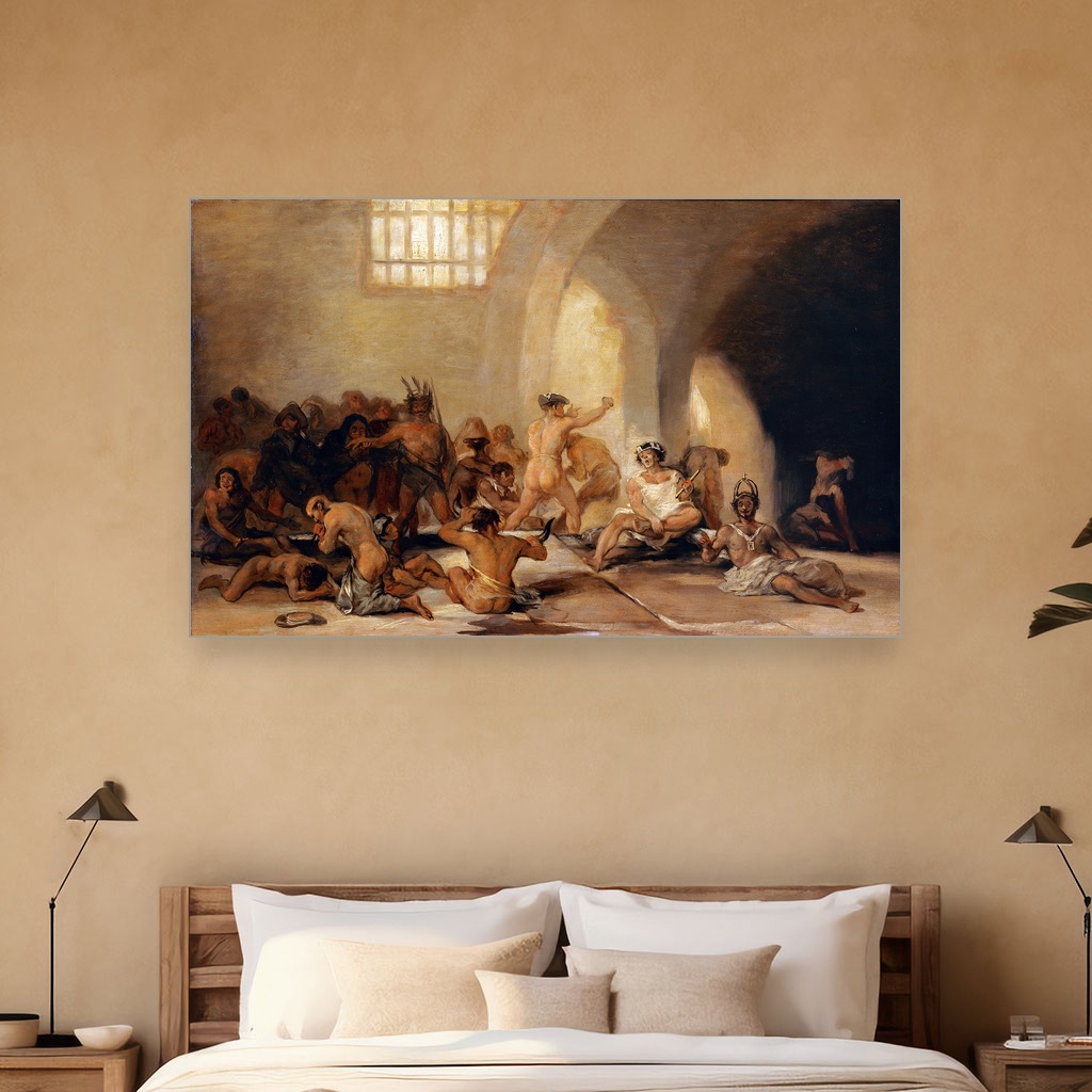 Luda kuća, Francisco Goya, MadHouse, slika na platnu 5 Luda kuća, Francisco Goya, MadHouse, slika na platnu - Slika 5