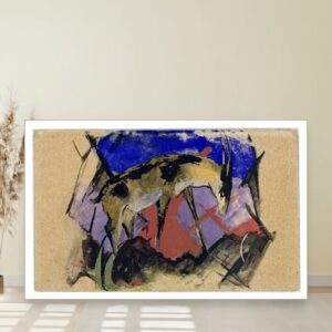 Antilopa, Franz Marc, Antelope, slika na platnu