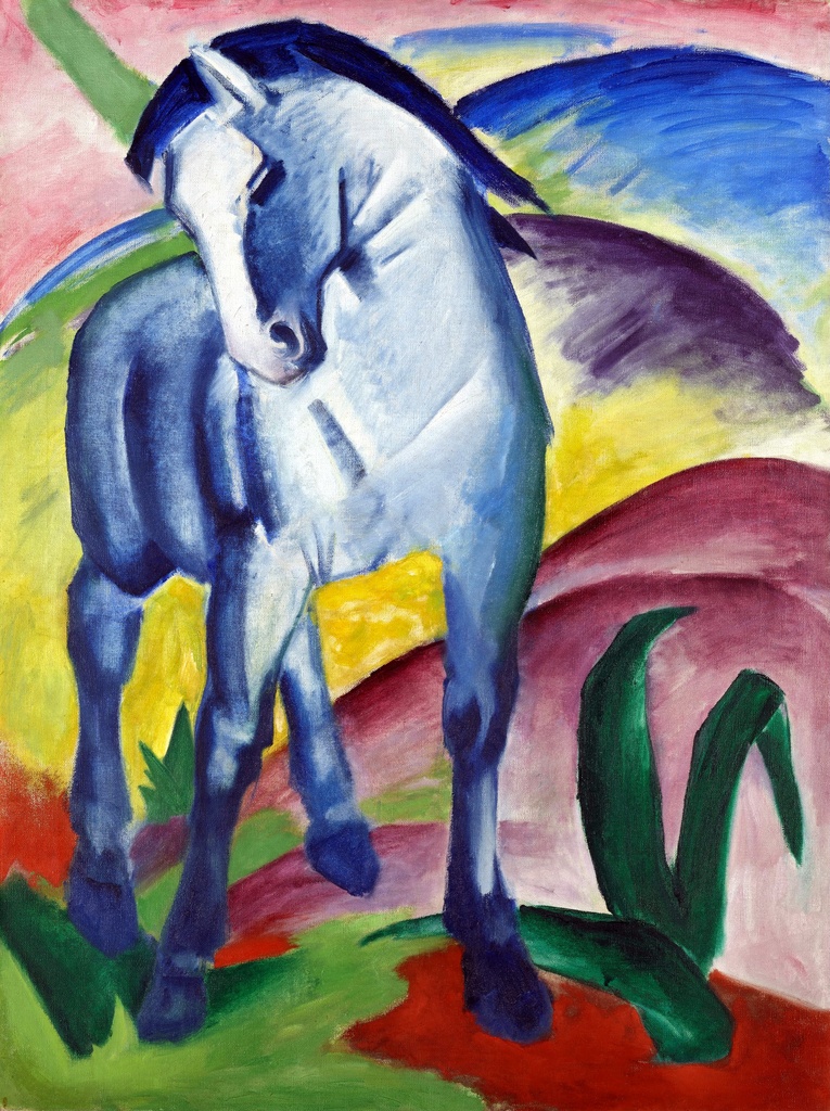 Plavi konj, Franz Marc, Blue Horse I, slika na platnu 8 Plavi konj, Franz Marc, Blue Horse I, slika na platnu - Slika 8