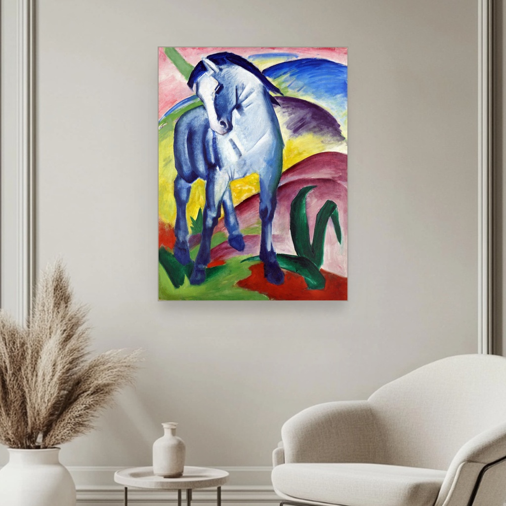 Plavi konj, Franz Marc, Blue Horse I, slika na platnu 3 Plavi konj, Franz Marc, Blue Horse I, slika na platnu - Slika 3