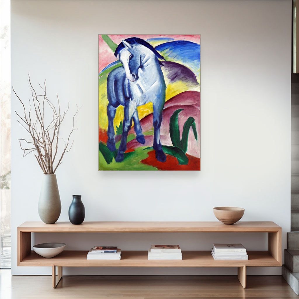 Plavi konj, Franz Marc, Blue Horse I, slika na platnu 4 Plavi konj, Franz Marc, Blue Horse I, slika na platnu - Slika 4