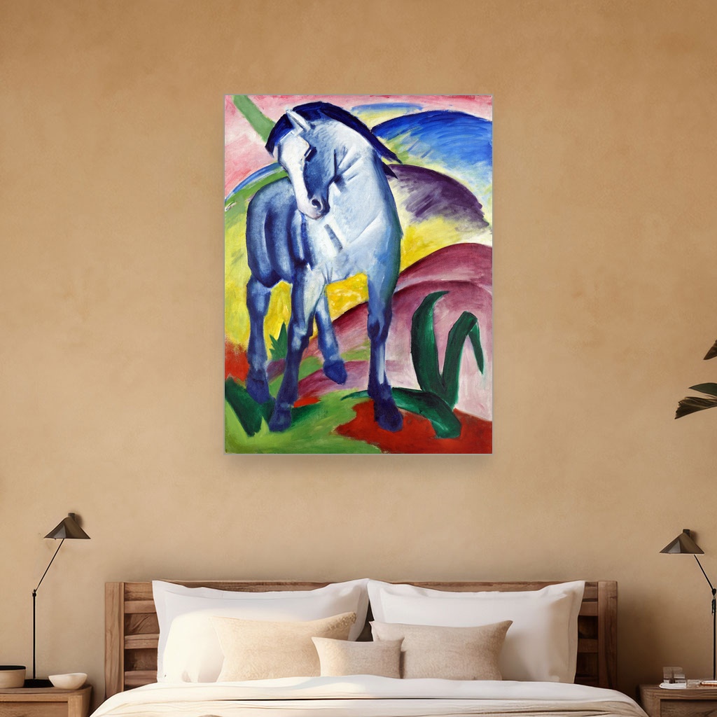 Plavi konj, Franz Marc, Blue Horse I, slika na platnu 5 Plavi konj, Franz Marc, Blue Horse I, slika na platnu - Slika 5