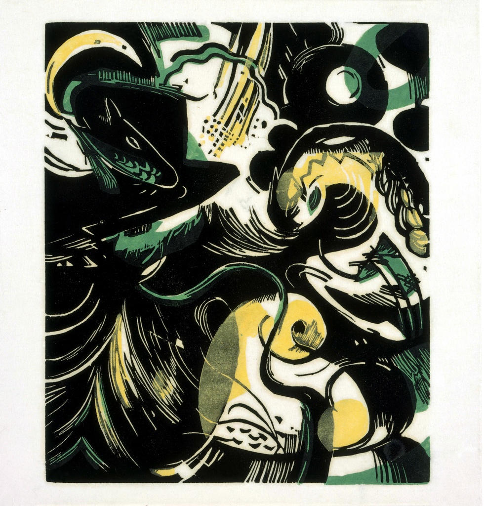 Istorija stvaranja II, Franz Marc, Creation History II, slika na platnu 8 Istorija stvaranja II, Franz Marc, Creation History II, slika na platnu - Slika 8