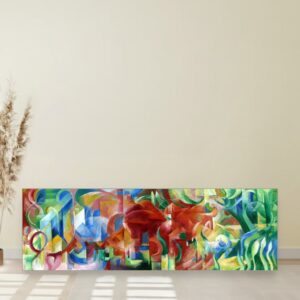 Oblici u igri, Franz Marc, Forms at Play, slika na platnu