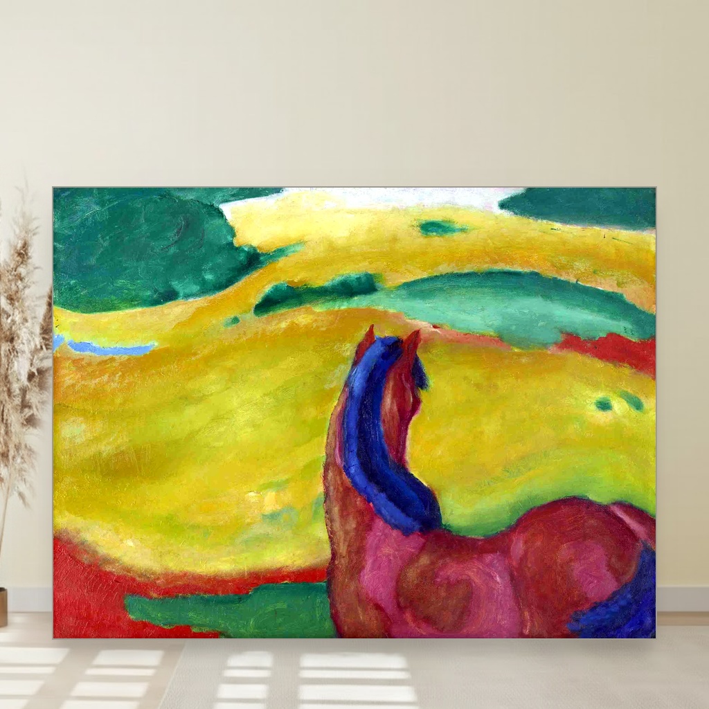 6 prelepih slika životinja za osveženje enterijera 6 Konj u pejzažu slika na platnu Nova Art Studio