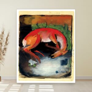 Ubijena srna, Franz Marc, Killed Dear, slika na platnu