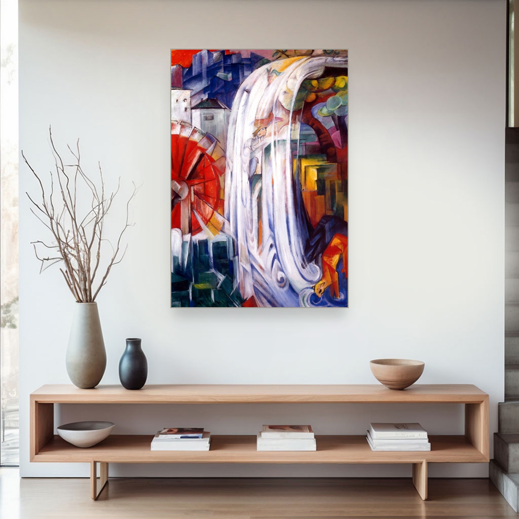 Očarani mlin, Franz Marc, The Bewitched Mill, slika na platnu 4 Očarani mlin, Franz Marc, The Bewitched Mill, slika na platnu - Slika 4