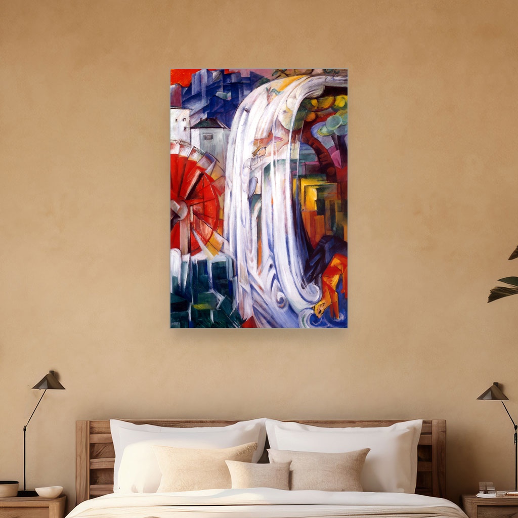 Očarani mlin, Franz Marc, The Bewitched Mill, slika na platnu 5 Očarani mlin, Franz Marc, The Bewitched Mill, slika na platnu - Slika 5