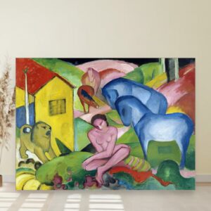 San, Franz Marc, The Dream, slika na platnu