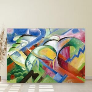 Ovce, Franz Marc, The Sheep, slika na platnu