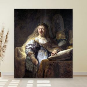 Minerva u svojoj radnoj sobi, Rembrandt van Rijn, Minerva in Her Study, slika na platnu