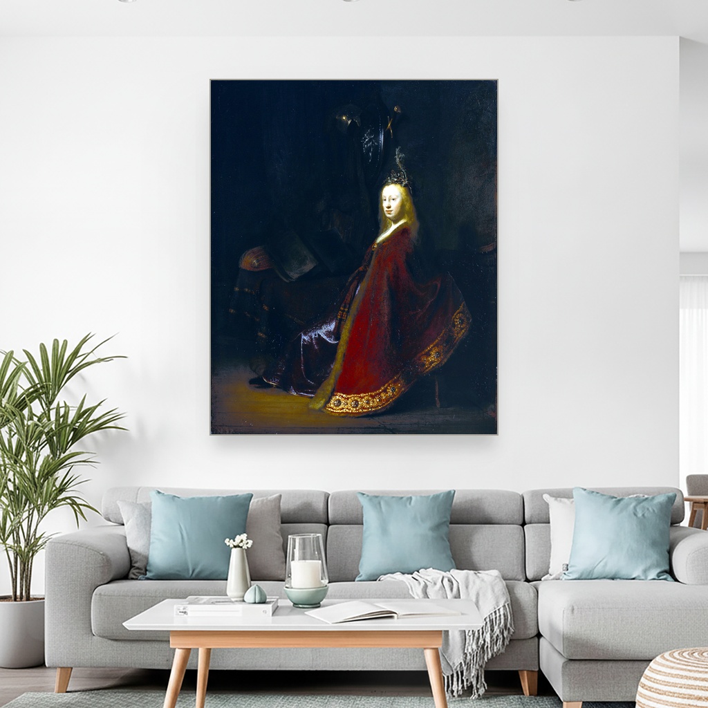 Minerva, Rembrandt van Rijn, Minerva, slika na platnu 2 Minerva, Rembrandt van Rijn, Minerva, slika na platnu - Slika 2