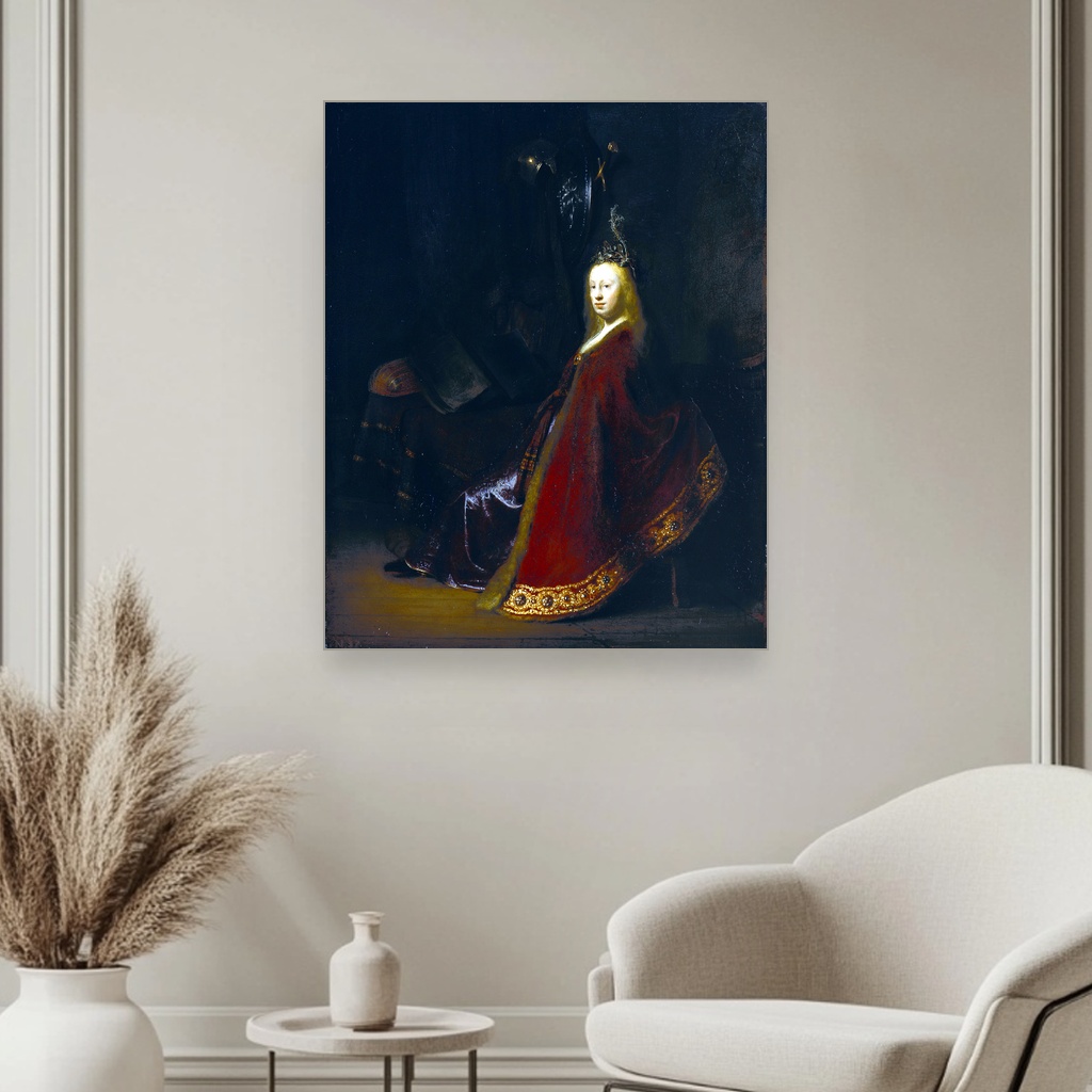 Minerva, Rembrandt van Rijn, Minerva, slika na platnu 3 Minerva, Rembrandt van Rijn, Minerva, slika na platnu - Slika 3