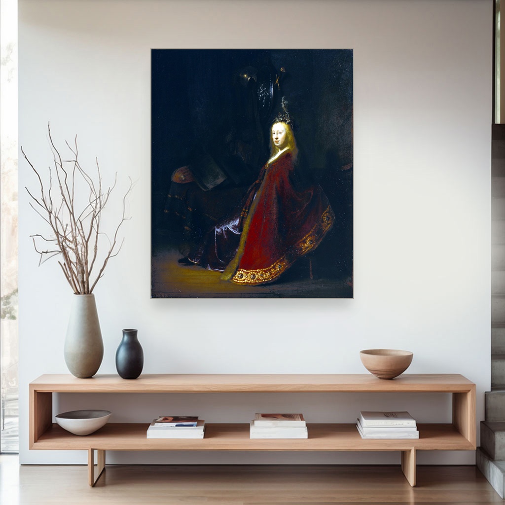 Minerva, Rembrandt van Rijn, Minerva, slika na platnu 4 Minerva, Rembrandt van Rijn, Minerva, slika na platnu - Slika 4