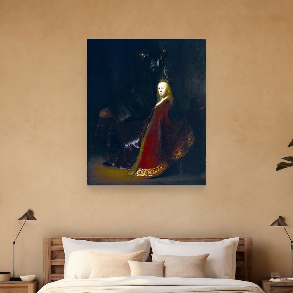 Minerva, Rembrandt van Rijn, Minerva, slika na platnu 5 Minerva, Rembrandt van Rijn, Minerva, slika na platnu - Slika 5