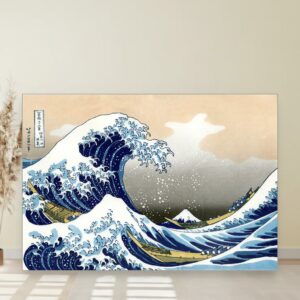 Veliki talas kod Kanagawe, Katsushika Hokusai, The Great Wave off Kanagawa, slika na platnu