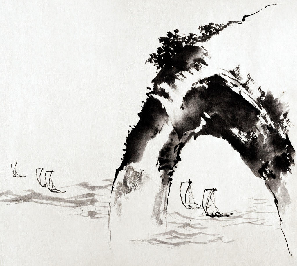 Okean i litica, Thomas Gainsborough, Ocean and Cliff, slika na platnu 8 Okean i litica, Thomas Gainsborough, Ocean and Cliff, slika na platnu - Slika 8