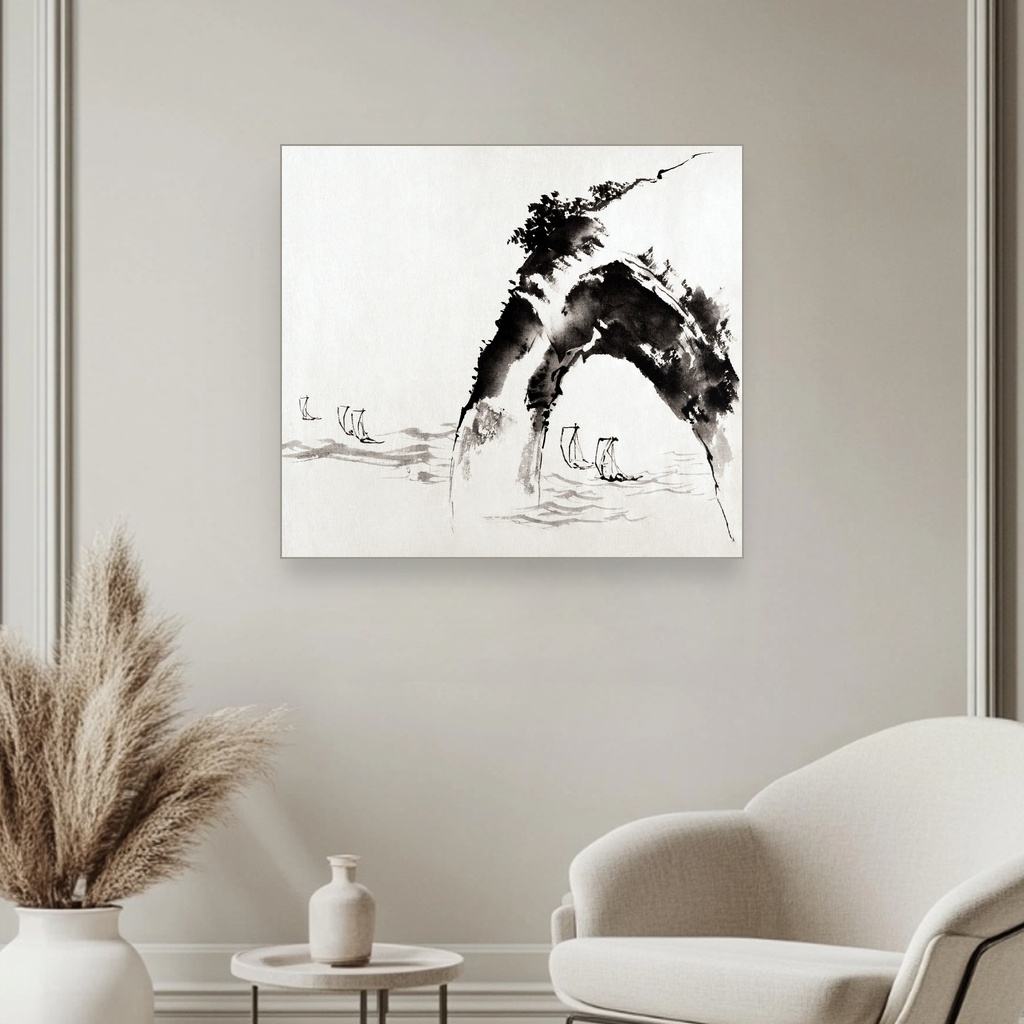 Okean i litica, Thomas Gainsborough, Ocean and Cliff, slika na platnu 3 Okean i litica, Thomas Gainsborough, Ocean and Cliff, slika na platnu - Slika 3