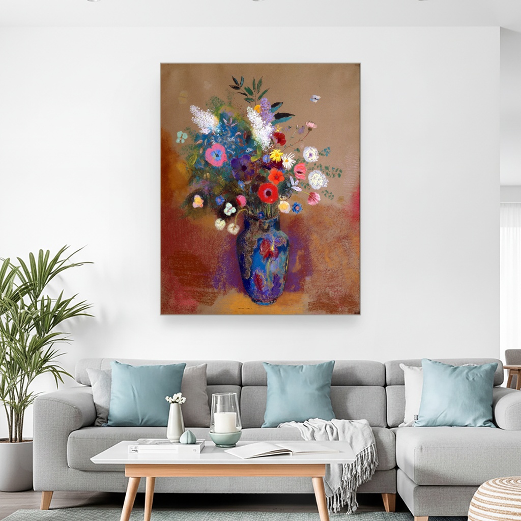 Buket cveća, Odilon Redon, Bouquet of Flowers, slika na platnu 2 Buket cveća, Odilon Redon, Bouquet of Flowers, slika na platnu - Slika 2