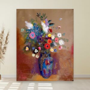 Buket cveća, Odilon Redon, Bouquet of Flowers, slika na platnu
