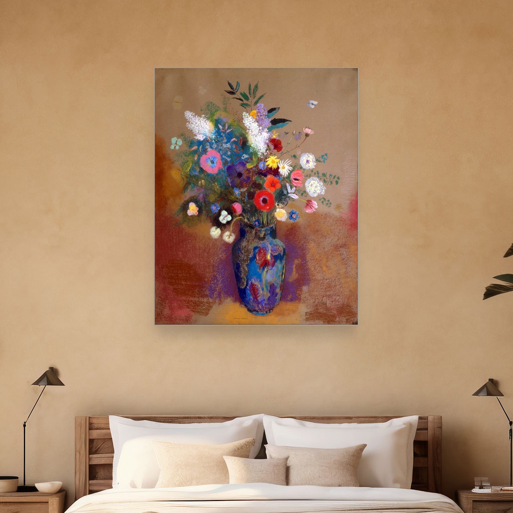 Buket cveća, Odilon Redon, Bouquet of Flowers, slika na platnu 5 Buket cveća, Odilon Redon, Bouquet of Flowers, slika na platnu - Slika 5